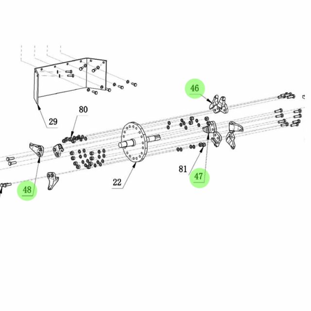 Cobra Set of 9 Teeth for SG15L Stump Grinder