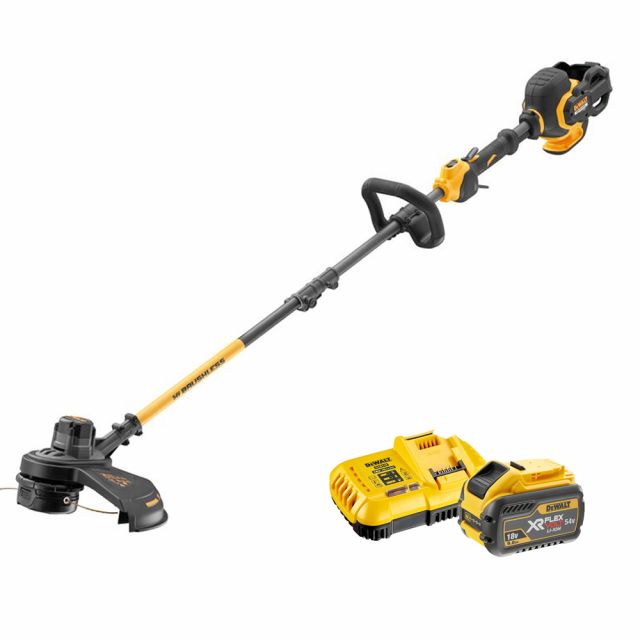 DeWalt DCM5713X1-GB 54V XR FLEXVOLT Cordless String Trimmer (with 9Ah Battery & Fast Charger)