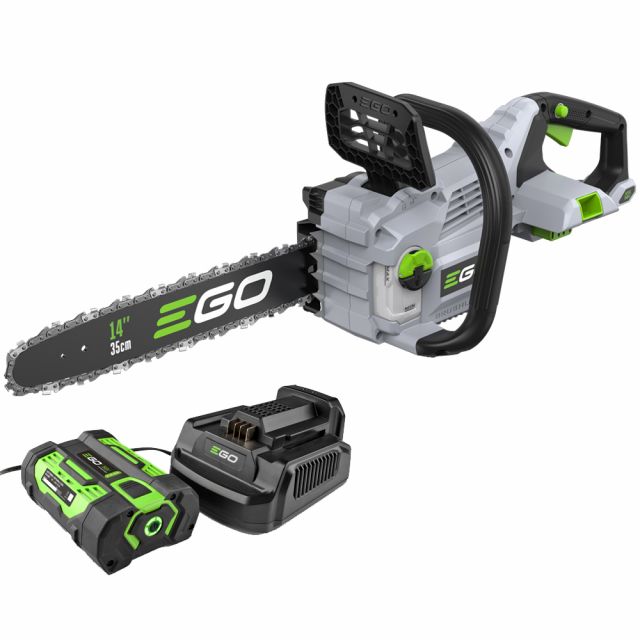 EGO Power+ CS1411E 35cm 56V Cordless Chainsaw (with 2.5Ah Battery & Standard Charger)