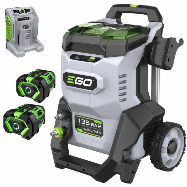 EGO Power+ HPW2000E 3200psi 56V Cordless Pressure Washer (with 2 x 7.5Ah Batteries & Rapid Charger)