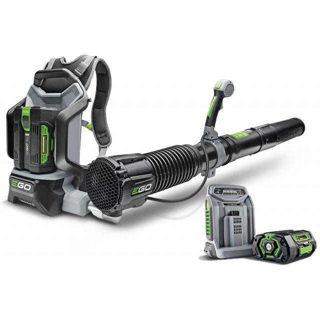 EGO Power+ LB6002E 1020m³/h 56V Cordless Backpack Leaf Blower (with 5Ah Battery & Charger) 