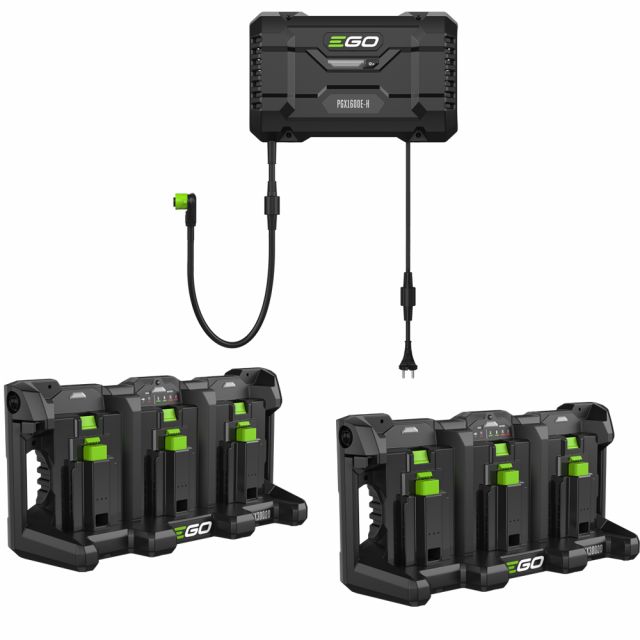 EGO Power+ Pro X PGX1601E-H Kit: PGX1600E-H 1600W Power Hub & 2 x PGX3000D 3-Port Docks