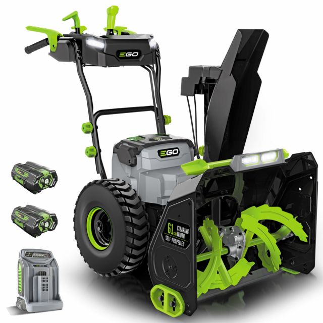 EGO Power+ SNT2400E-K2753 Two-Stage 56V Battery-Powered Snow Thrower (with 2 x 5Ah Batteries & 2 x Rapid Chargers)