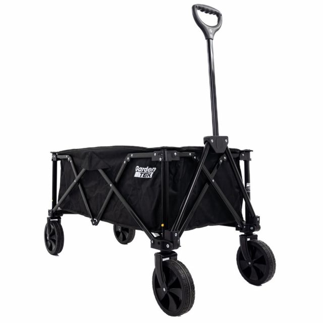 GardenTek GTW220 120kg / 135L Folding Garden Trolley