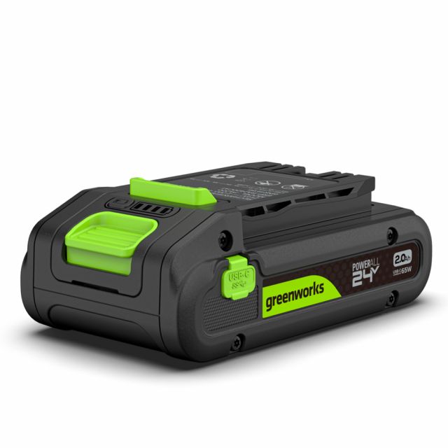 GreenWorks BA2420CA 24V 2.0Ah High Performance Battery with USB-C