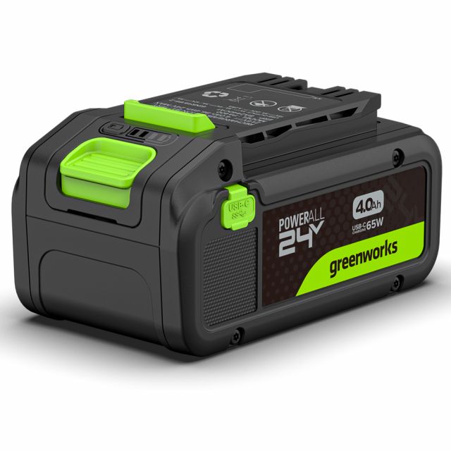 GreenWorks BA2440CA 24V 4.0Ah High Performance Battery with USB-C