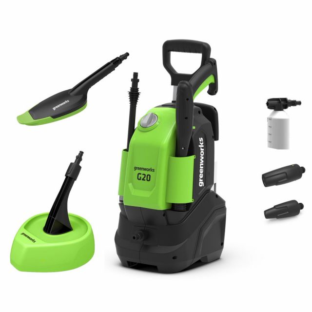 GreenWorks G20 Home & Garden Electric Pressure Washer 1400W 110 Bar 