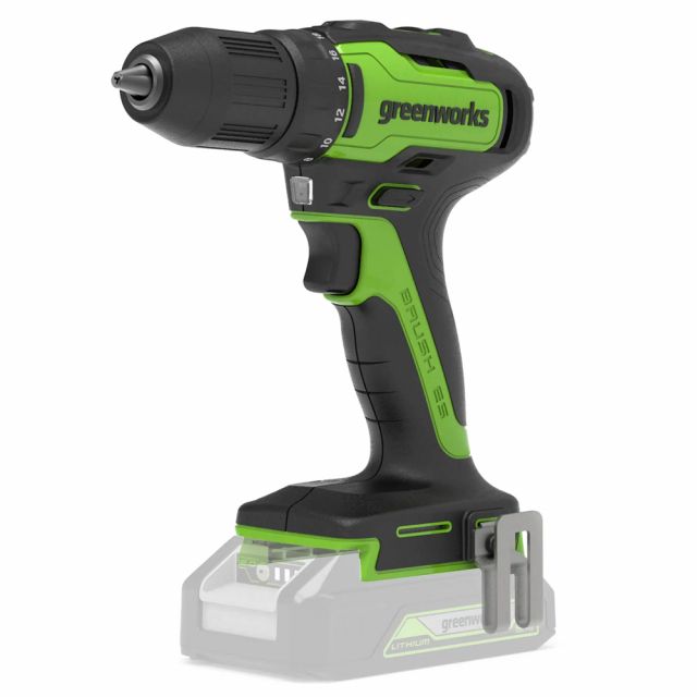 GreenWorks GD24DD35 Brushless 24V Drill Driver 35Nm (Bare Tool)