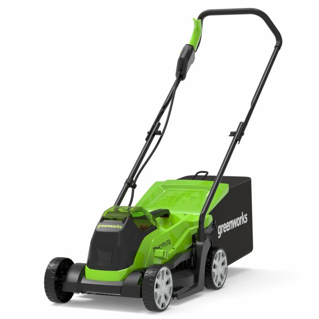 GreenWorks GD24LM33 33cm Brushless 24V Push Cordless Lawn Mower (Bare Tool)