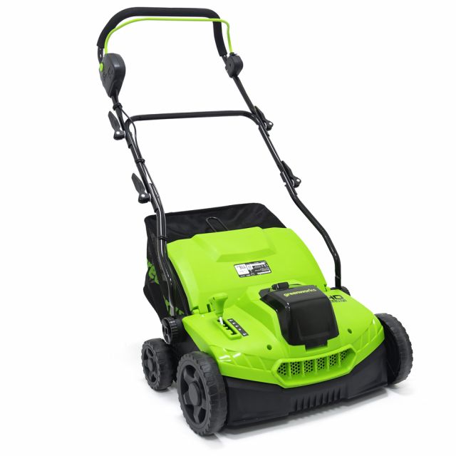 GreenWorks GD40SC38II G-MAX DigiPro 40V Cordless Lawn Scarifier & Dethatcher (Bare Tool)