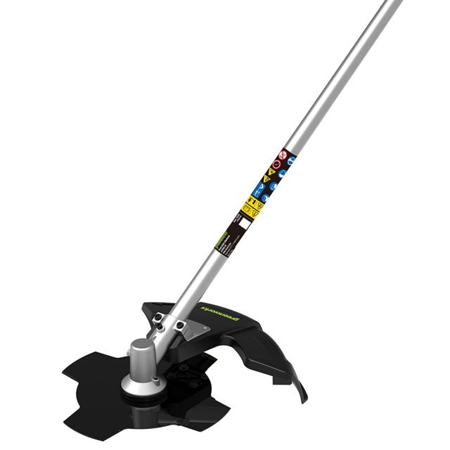 GreenWorks Multi Tool Brush Cutter Attachment for GD24X2TX 24V+24V Split-Shaft Grass Trimmer