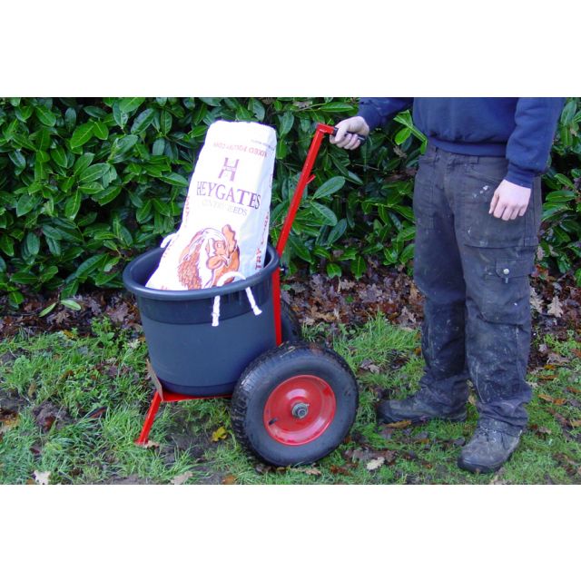 SCH Handy Bin with Pneumatic Wheels