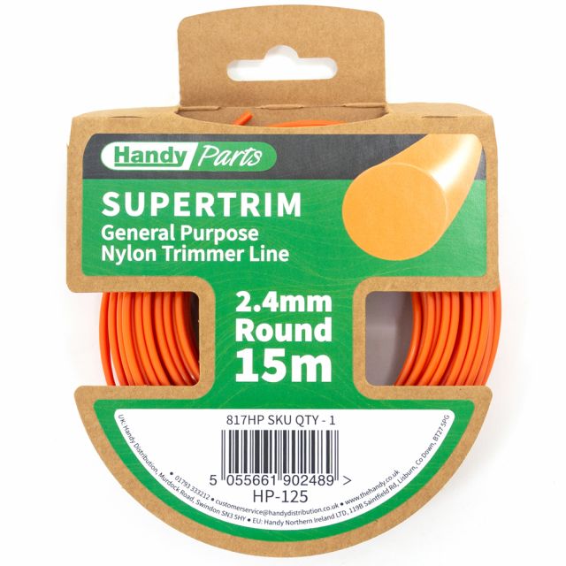 Handy Parts Supertrim 15m x 2.4 mm Round Nylon Trimmer Line 