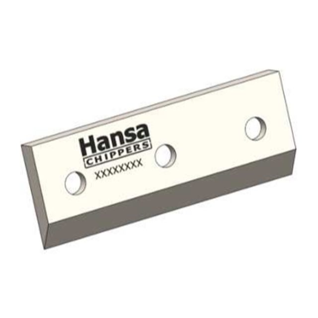 Hansa Knife Set (2 Per Set) for C7 Chipper