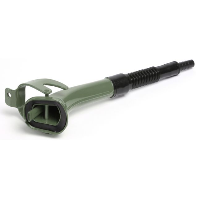 The Handy Steel Spout for Green Jerry Cans
