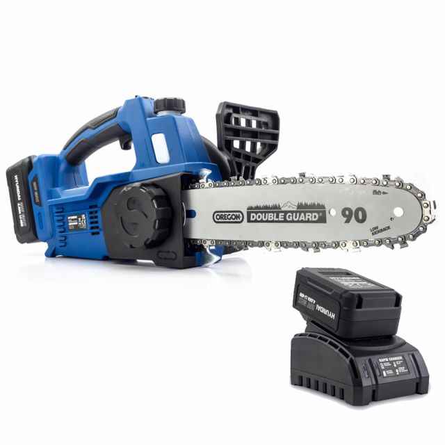 Hyundai HY2190 20V MAX Cordless Chainsaw  (with 4Ah Battery & Charger) 