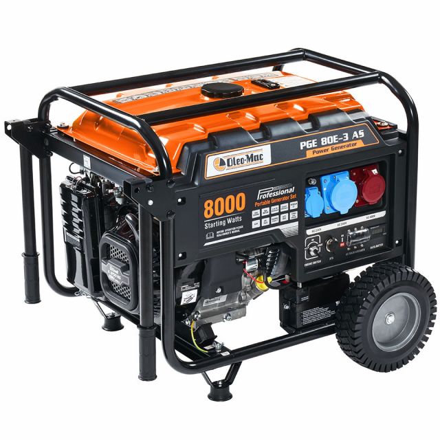 Oleo-Mac PGE 80E DCS Petrol Generator (Electric Start)