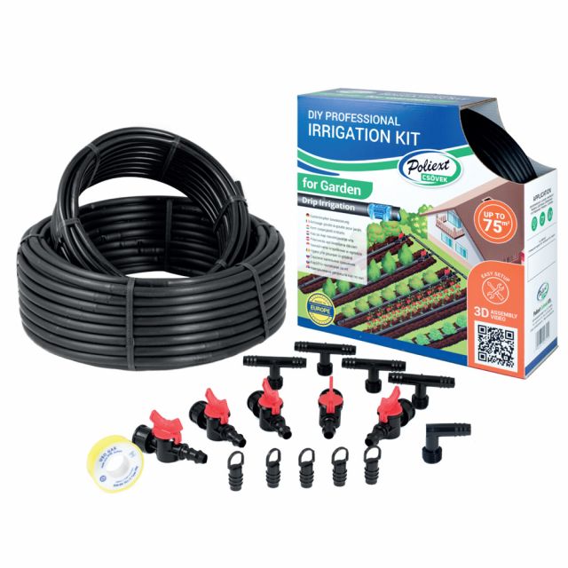 Poliext DIY Professional Garden Drip Irrigation Kit
