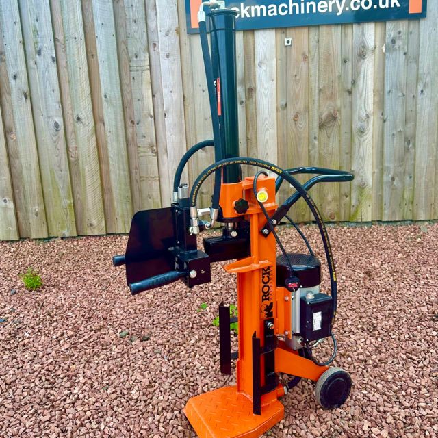 Rock 8 Ton Venom Easy Split Horizontal & Vertical Electric Log Splitter