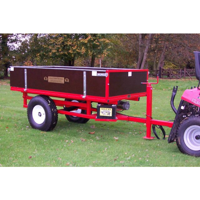 SCH HTRLE 1000kg Two-Wheel Hydraulic Tipping Trailer - Electric Tip, Single Acting Ram