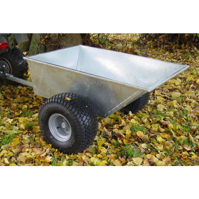 SCH QDT 500kg Galvanised Tipping Dump Trailer with Flotation Wheels