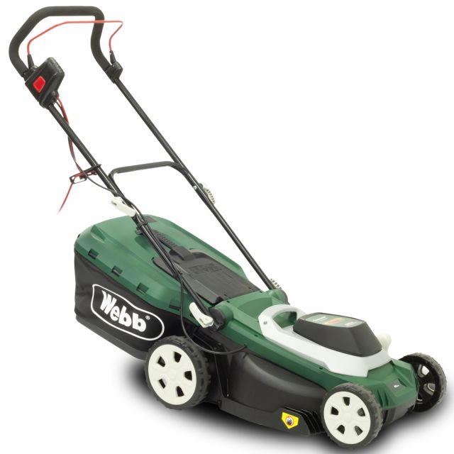 Webb WEER40RR Supreme 40cm (16") Electric Rotary Lawn Mower with Rear Roller
