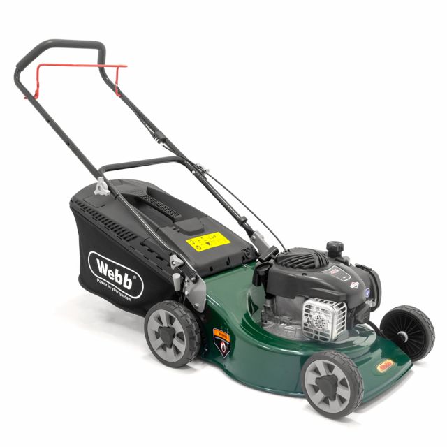 Webb WER18HP4 Supreme Push Petrol Lawn Mower with 4-Swing Tip Blade