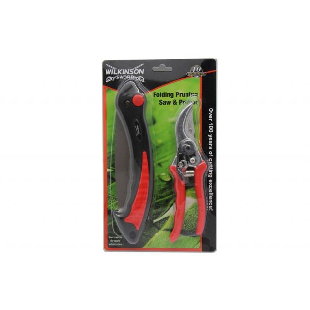 Wilkinson Sword Folding Pruning Saw & Pruner Set