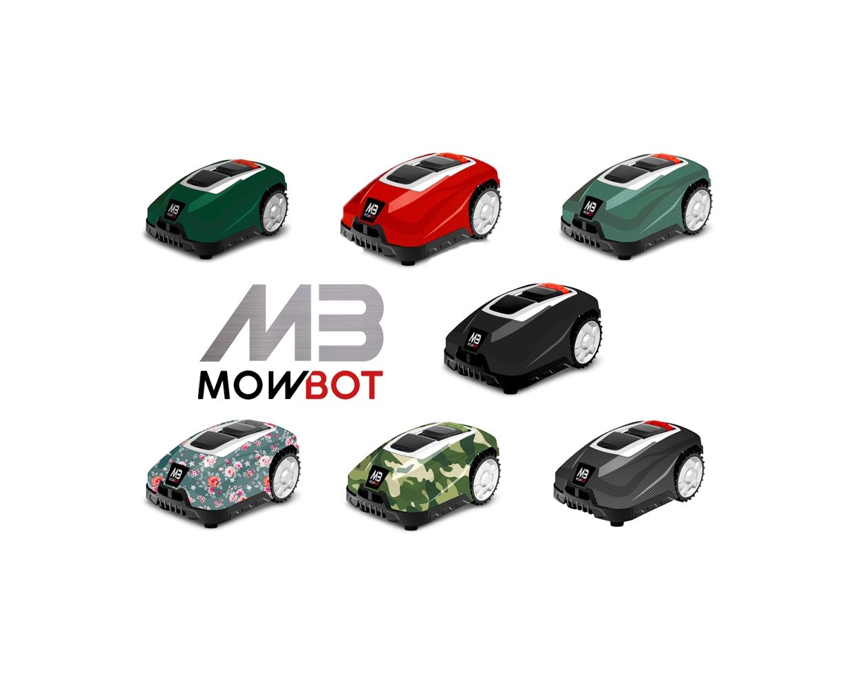 Cobra Mowbot 800 Robotic Lawn Mower Metallic Green