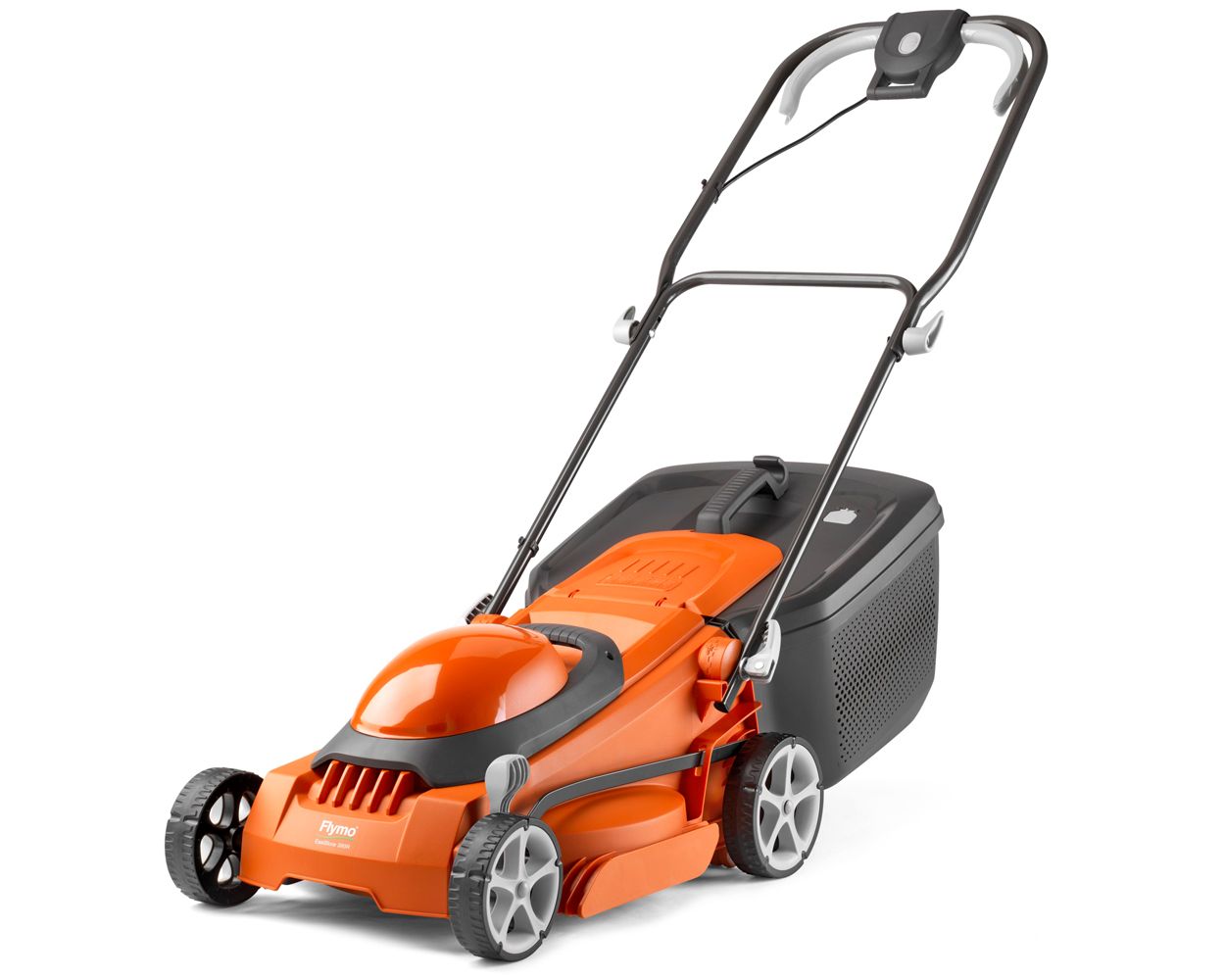 Flymo EasiStore 380R Electric Rotary Lawn Mower with Rear Roller