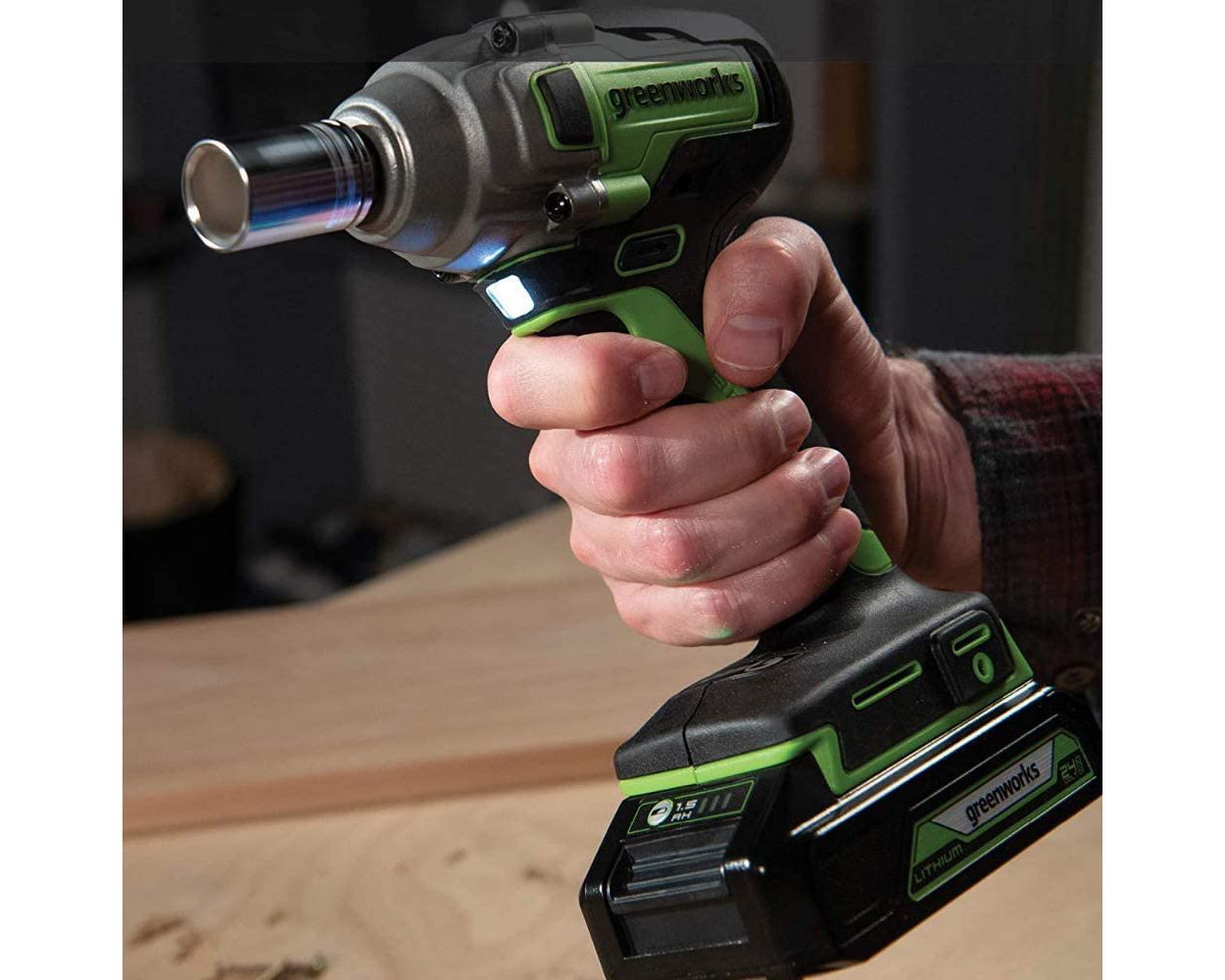 GreenWorks GD24IW400 Brushless 24V Impact Wrench (Bare Tool)