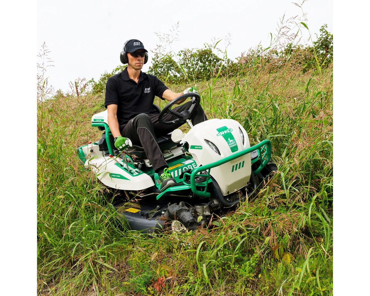 Orec Rabbit RM952 95cm Ride-On Brush Cutter All Terrain Garden