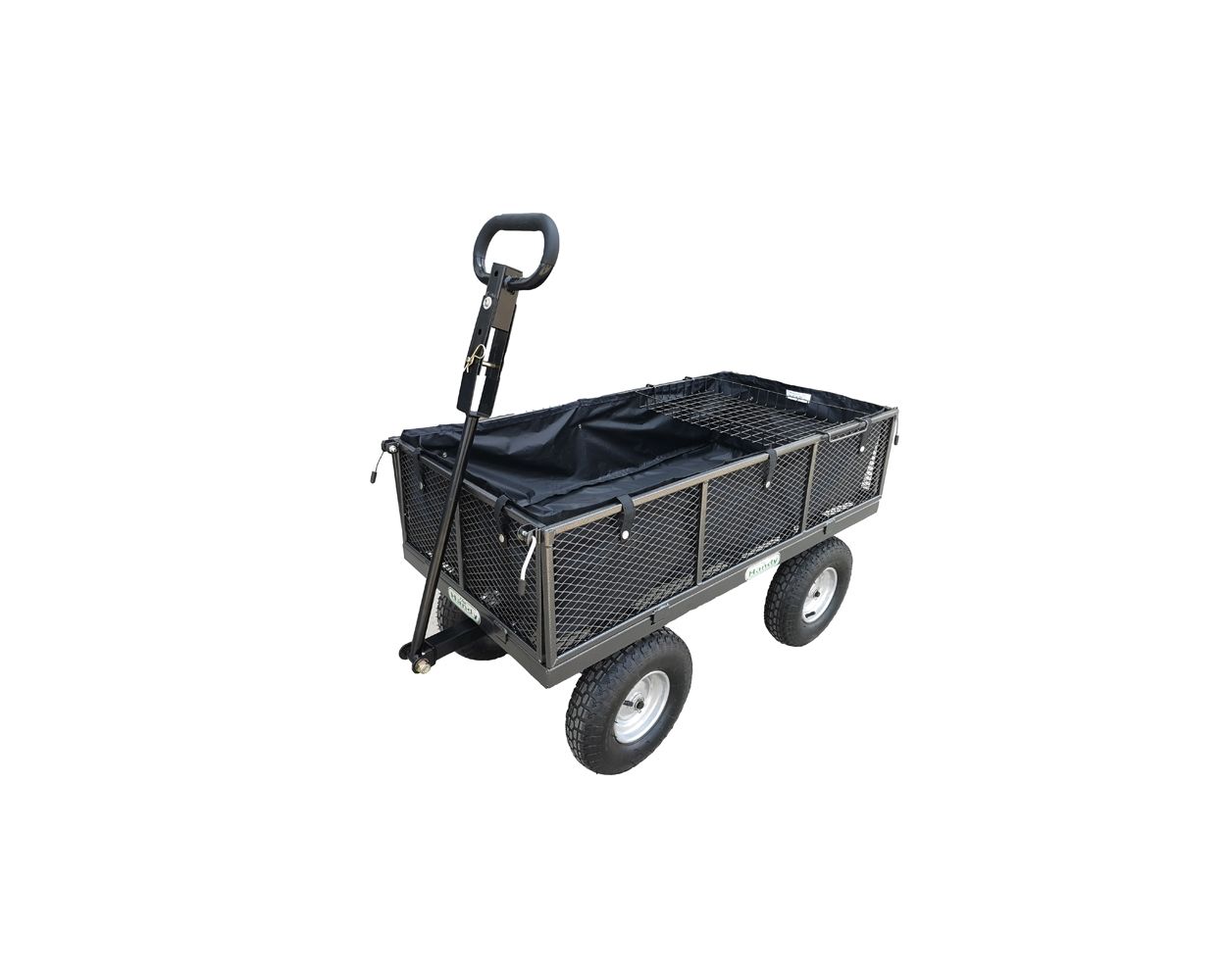 The Handy THDLGT 400kg Deluxe Large Push/Tow Garden Trolley
